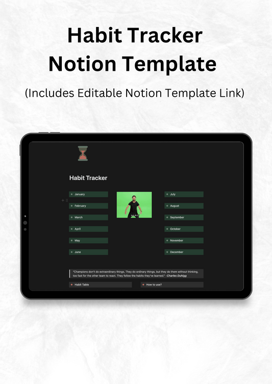 Habit Tracker Notion Template