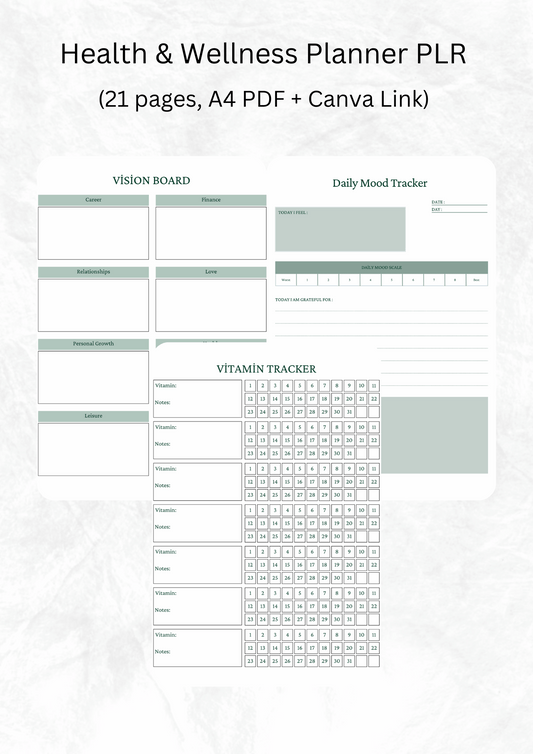 Health & Wellness Planner