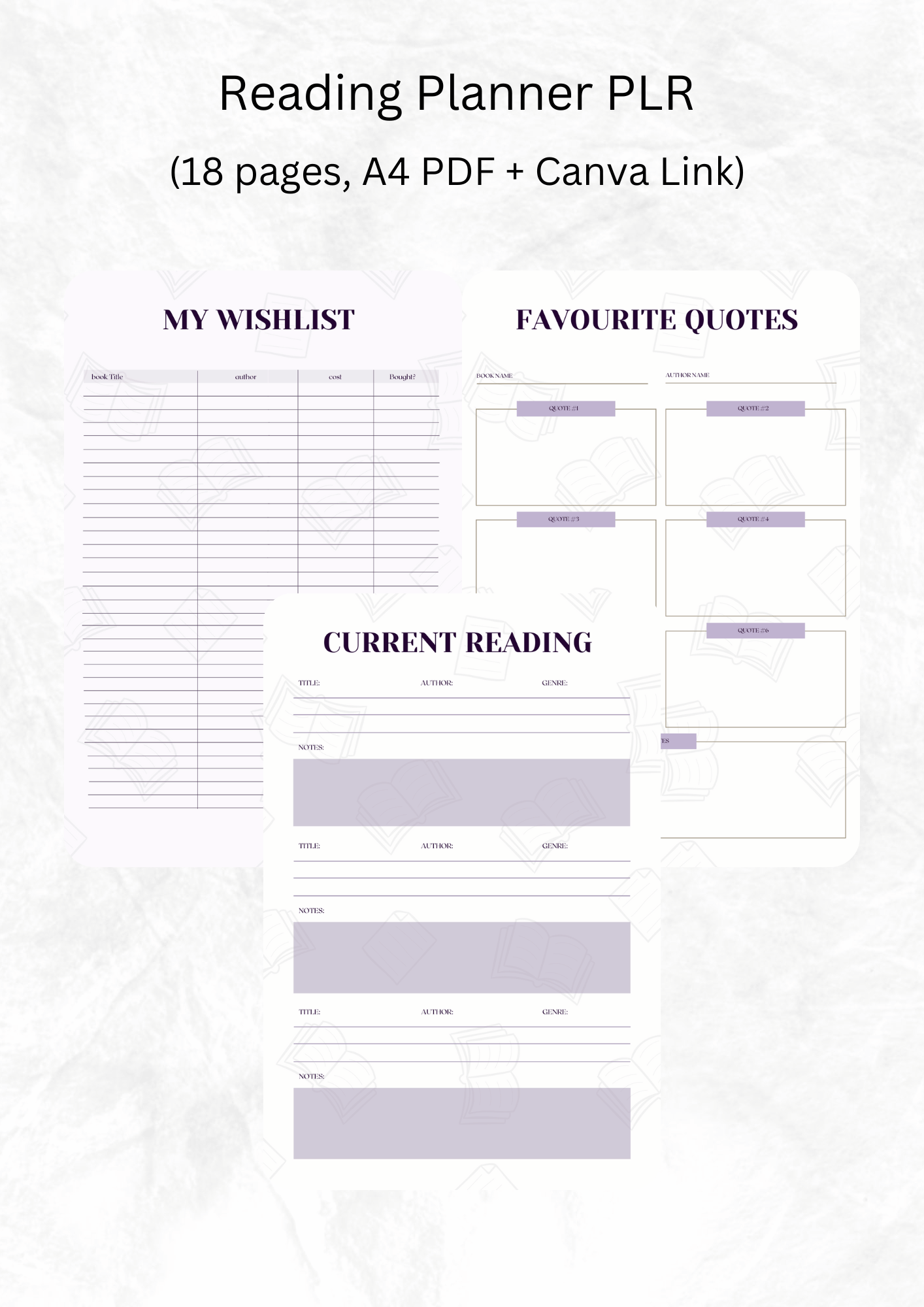 Reading Planner