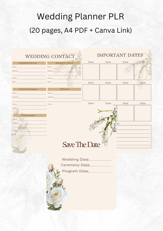 Wedding Planner PLR