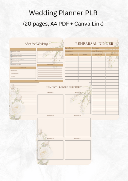 Wedding Planner PLR