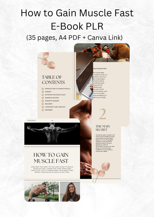 How to get Muscle Fast E-Book