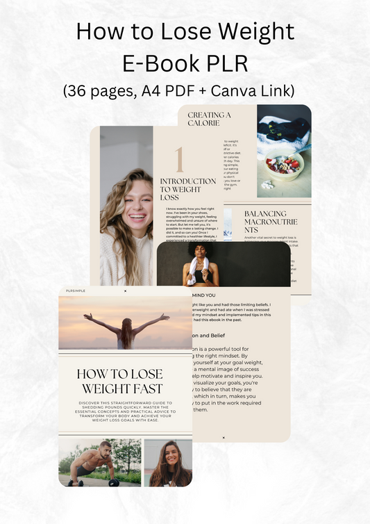 How to Lose Weight Fast E-Book