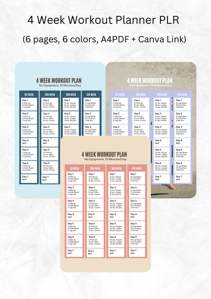 Workout Planner PLR
