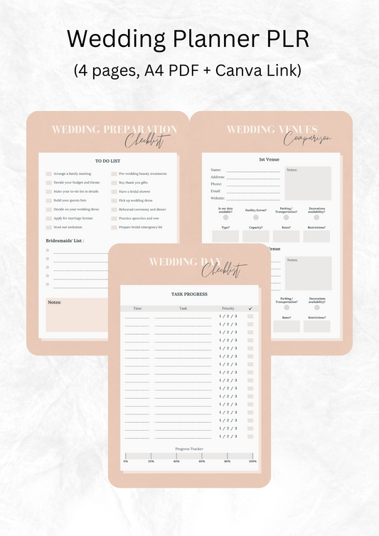 Wedding Planner PLR